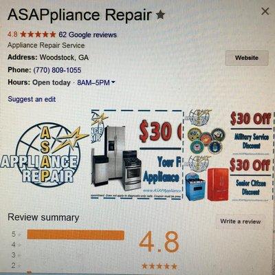 ASAP Appliance Repair