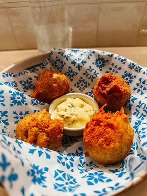 Salted cod croquettes