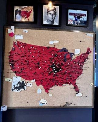 Amazing how far and wide customers have come from