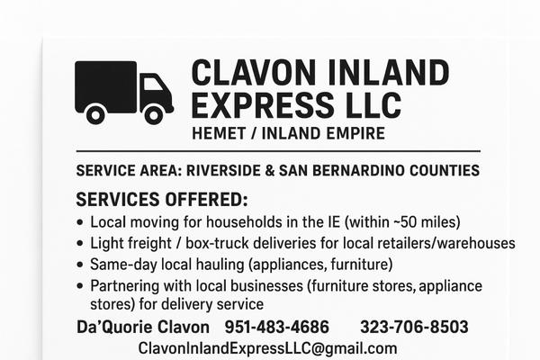 Clavon Inland Express