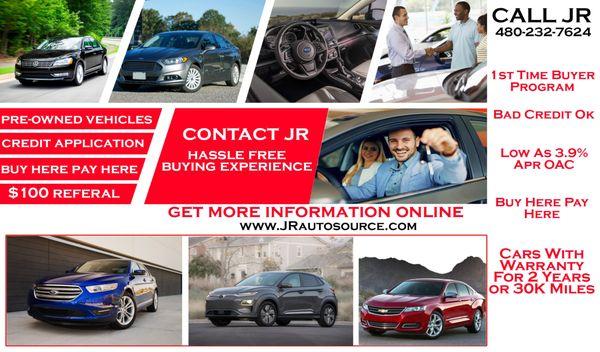 We approve all credit bad credit or no credit or good credit!! Low down payments gets you driving so let's go !! $499 down drives today