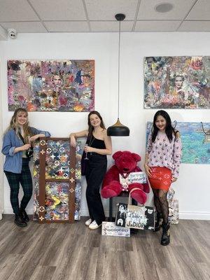 Champagne toast & Fine Arts