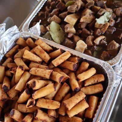 Lumpiang Shanghai 100pc, pork adobo