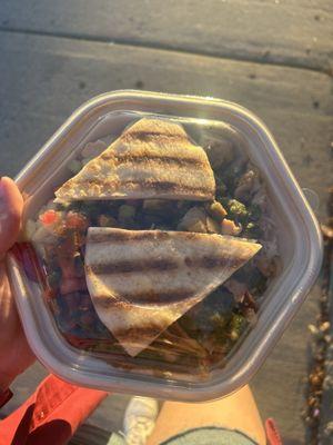 Chicken Kofta Kabob Over The Rice