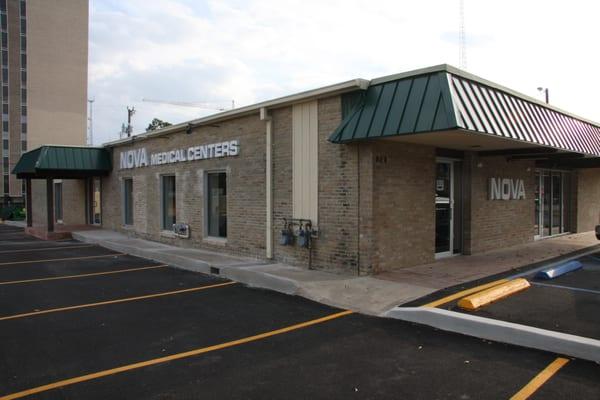 Nova Medical Centers' location in downtown San Antonio, TX.