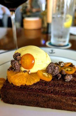 Port n Chocolate Mousse Cake