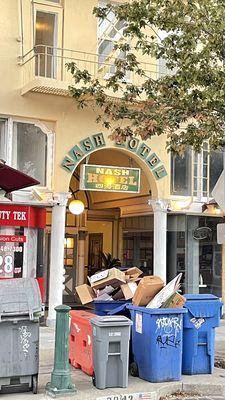 Garbage everywhere, horrible smell