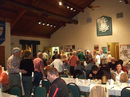 Fellowship in St. Mary's Parish Hall