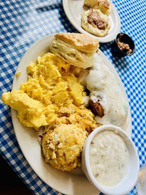 Southern Breakfast with chicken