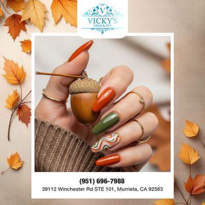 Stay classy this season with minimalist fall nails Perfect for every Thanksgiving gathering. Book your appointment today!