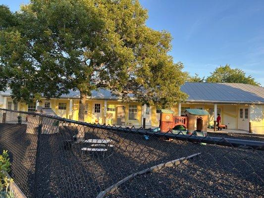 The playground for the smaller kids