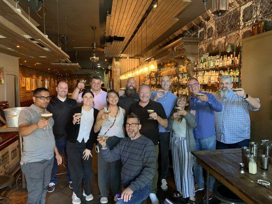 Another amazing Mixology Team Building experience with some great folks!