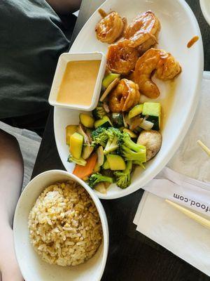 Lunch Hibachi Shrimp