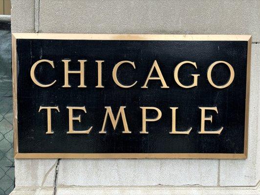 Chicago Temple Building