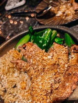 Crying Tiger With Garlic Rice