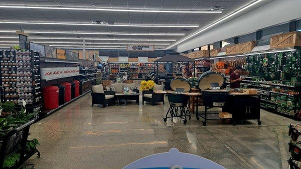 White 5 gallon buckets to the left, look for the $5.99 lids on the paint aisle.