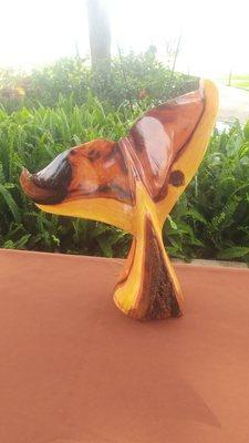 Some of my handcarved pieces...More is display at the Kihei Market Place, 1975 South Kihei Rd in Kihei.