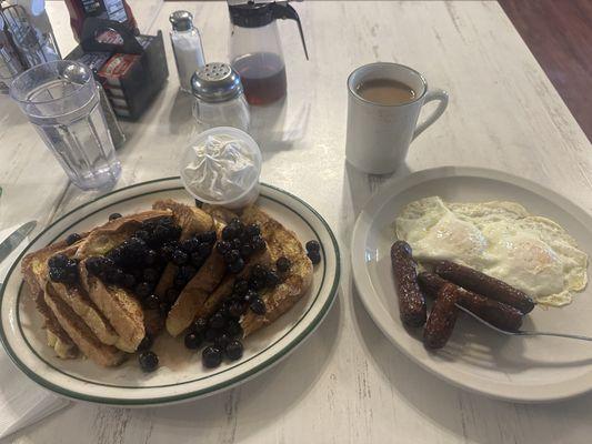 Blueberry French toast