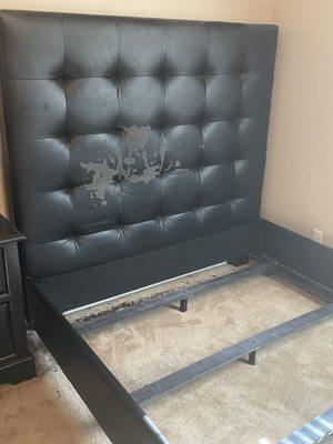 They removed queen size bed frame headboard and footboard!!! Excellent pricing