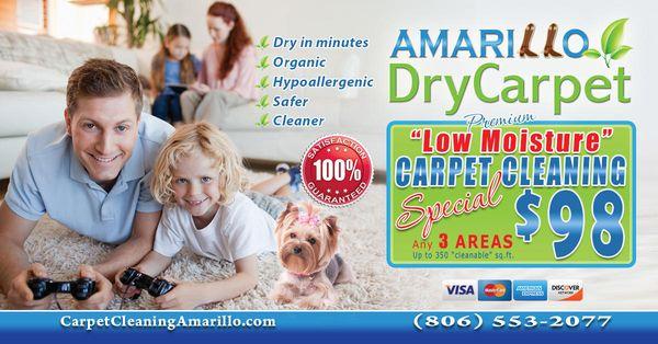 Carpet Cleaning Special from Amarillo DryCarpet Cleaning