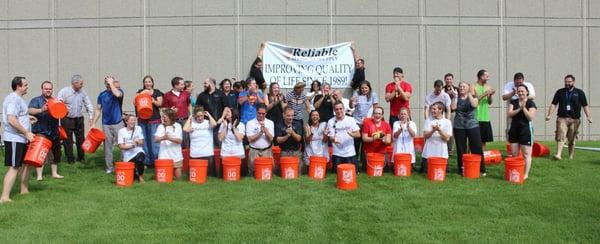 ALS Ice Bucket Challenge completed