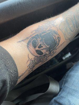 Skull tattoo