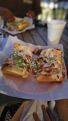 Chicken Philly Po'boy