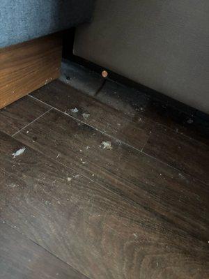 Bed one located next to the door