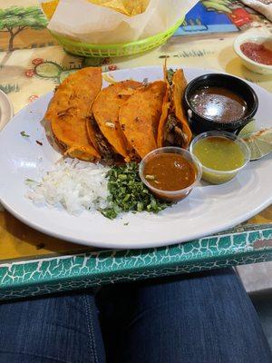 Birria tacos
