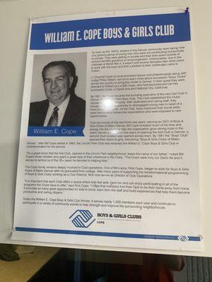 The William E. Cope History.