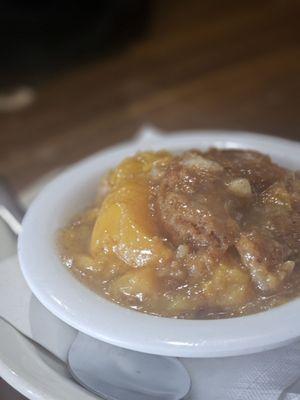 Peach cobbler