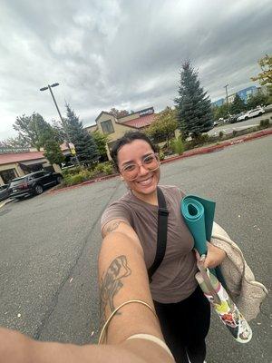 Me all red in the face