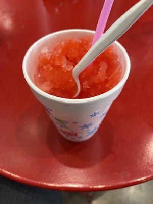 Sugar free options - half sour pink lemonade and half strawberry. Great for a summer day!