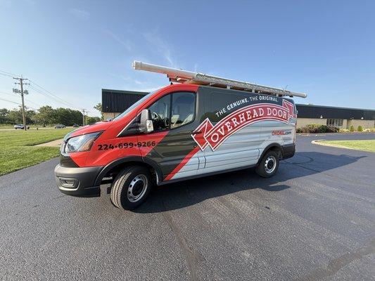 The New Overhead Door Company of Northern Illinois™ Truck Wrap