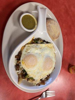 Mexican Skillet ... does not come with the salsa