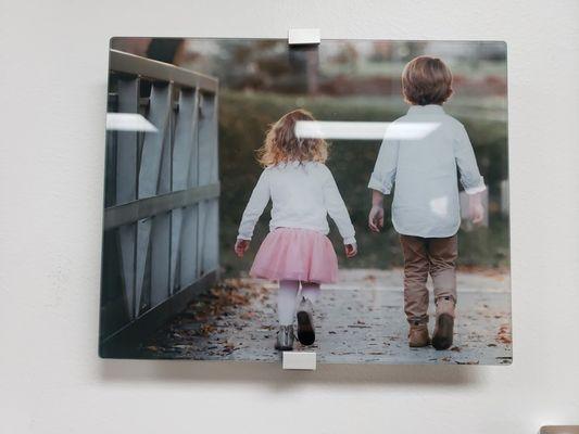 High Definition Photo printed on Tempered Glass. Printed on location at Alphagraphics Overland Park