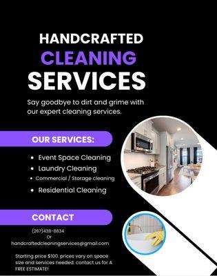 Hand Crafted Cleaning Services