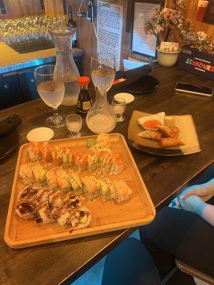Salmon Lover Roll Tiger Roll Unagi Roll