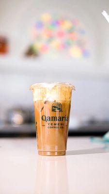 Ice adeni chai with sweet coldfoam