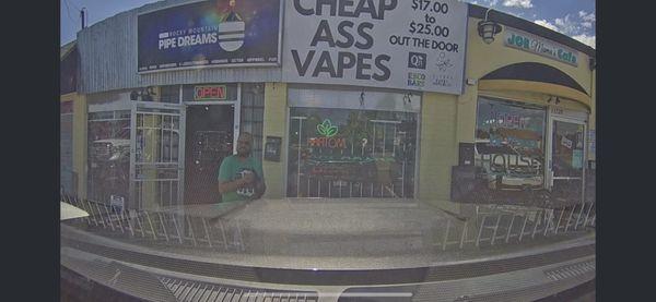 The one who vandalized and broke my vehicle