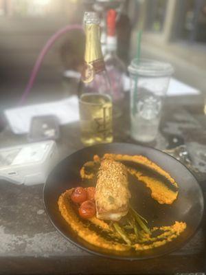 The sea bass was excellent!!! Very flavorful and the service was excellent. I'll definitely be back and I highly recommend!!!!