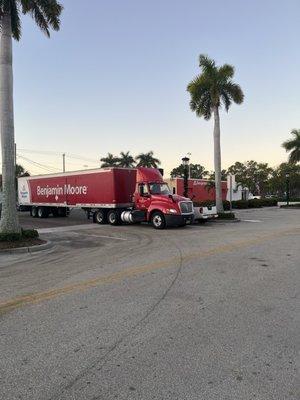 Benjamin Moore truck