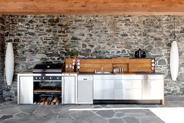 Great out door kitchen.