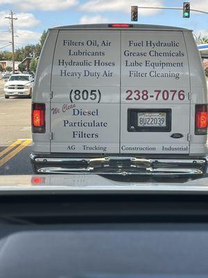 One of the delivery vans in the road today.