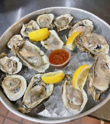 Fresh oysters