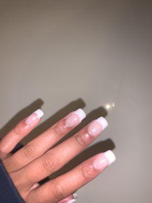 Dip French tip with extension