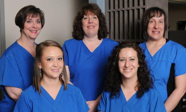 Our fearless front desk!