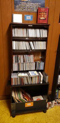 Some of our CDs and vinyl