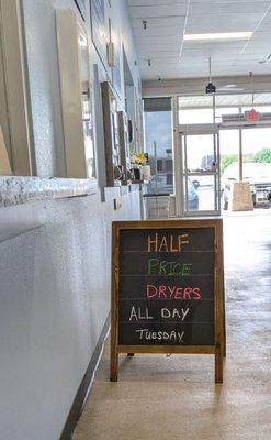 If I have to do laundry away from home, Skyline Laundry on Tuesdays!!