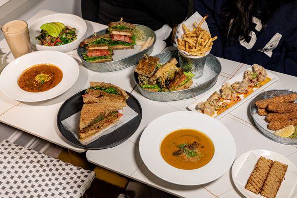 Vegan fast-casual dining with bold Mediterranean-inspired flavors.